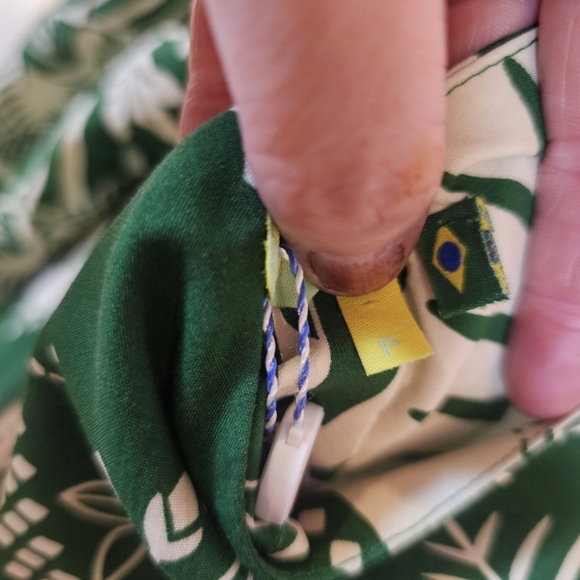 Farm Rio Parrot Floral Tropical Kimono Sleeve Shift Mini Open Back Dress - Picture 4 of 12